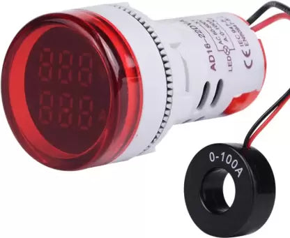 Small Digital  Indicator Round Voltmeter Ammeter Display ( AC)