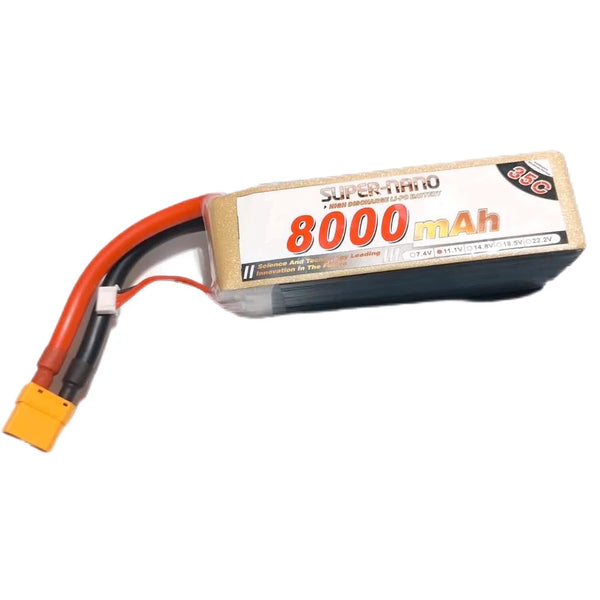 SUPER NANO Lithium Polymer Battery (11.1 V, 8000 mAH -35C)