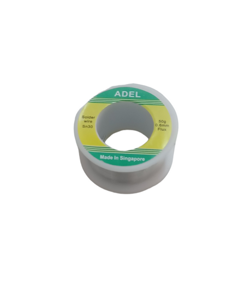 Solder Wire (0.6mm - 70/30)  (50gm)