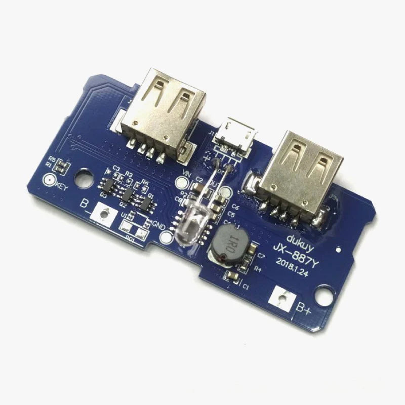Usb Power Port Module Power Bank Module With Dual USB 5V 2A