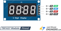 TM1637 4-Digit 7-Segment Display Module