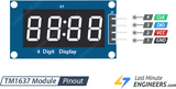 TM1637 4-Digit 7-Segment Display Module