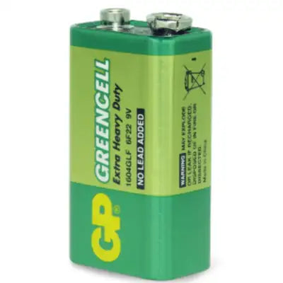 GP GREENCELL Original 9 Volt Battery-6F22 MODEL GP1604G-S1 (Original)