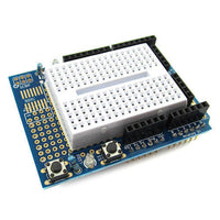 Prototype Shield with Breadboard – Arduino Compatible
