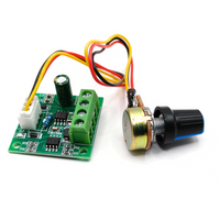 PWM DC Motor Speed Controller Module 1.8V 3V 5V 6V 12V 2A with POT