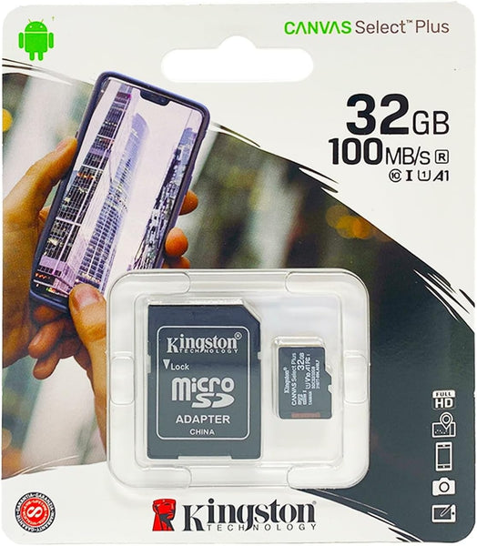 Kingston Digital 32 GB microSDHC Class 10 UHS-1 Memory Card