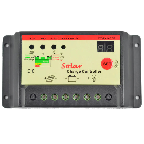 Solar Charge Controller and Regulator (10A 12V/24V 240W)