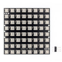 WS2812 5050 RGB LED Driver Module Square Board 16 LED