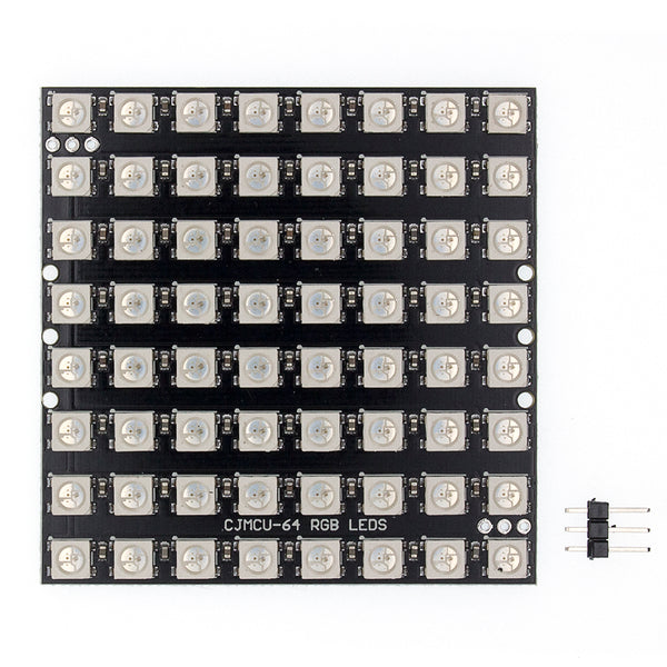 Led Module Square Plan WS2812 5050 RGB LED Driver Module Square Board 16 LED