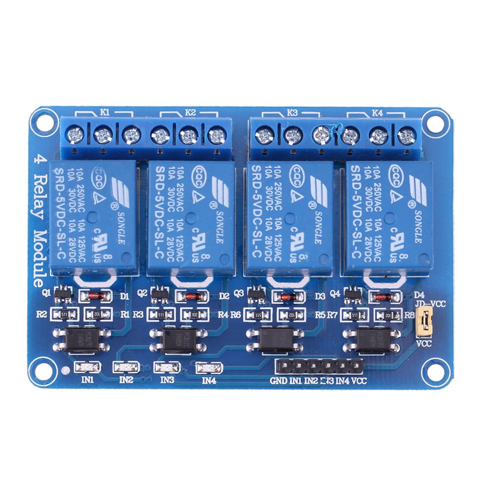 Relay Module 4 Channels - 5V)